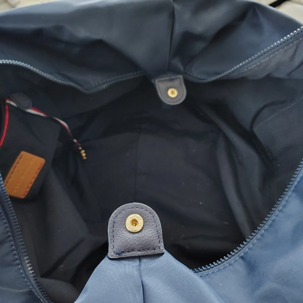 Tommy Hilfiger Navy Weekender Nylon Bag Travel